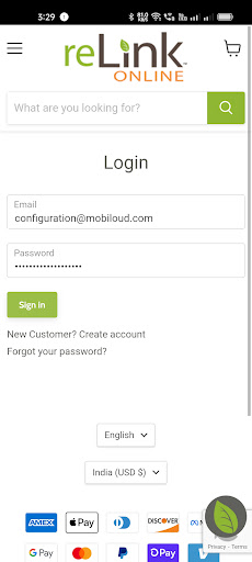 reLink Online Screen 3