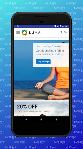 Screenshot of Magento 2 Hybrid Mobile App