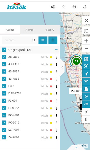 itrack GPS Software solutions Screen 2