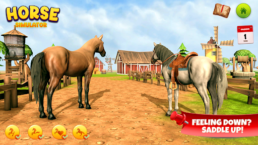 Android application Horse Simulator Family Game 3D screenshort