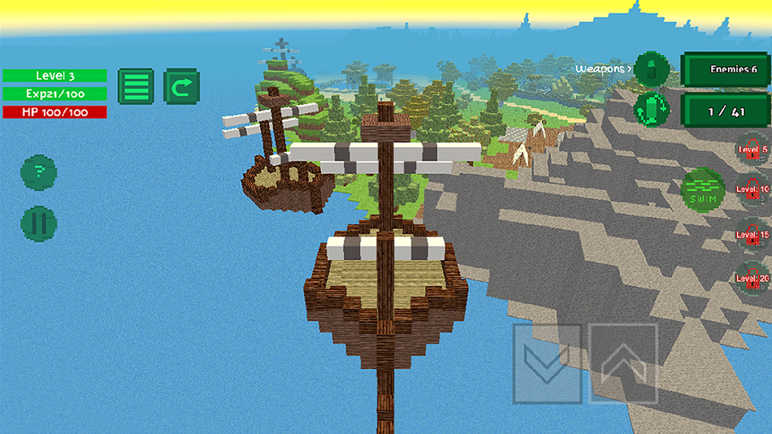 Imágen 13 Blocky Island Rampage android