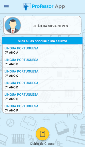 Professor App Screen 2