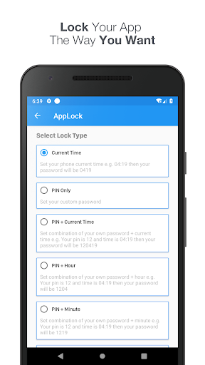 AppLock - Time Password Screen 2