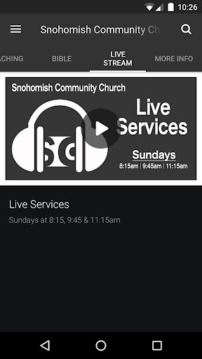 Snohomish Community Church Screen 3