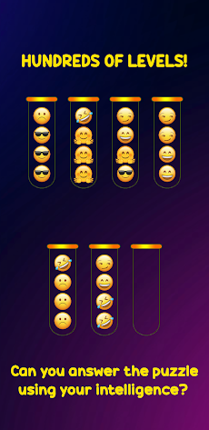 Emoji Sort Puzzle Sort Gameのおすすめ画像4