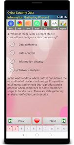 Captura de Pantalla 14 Cyber Security Quiz android