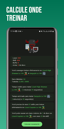 Android application Calculadora para Rucoy Online screenshort