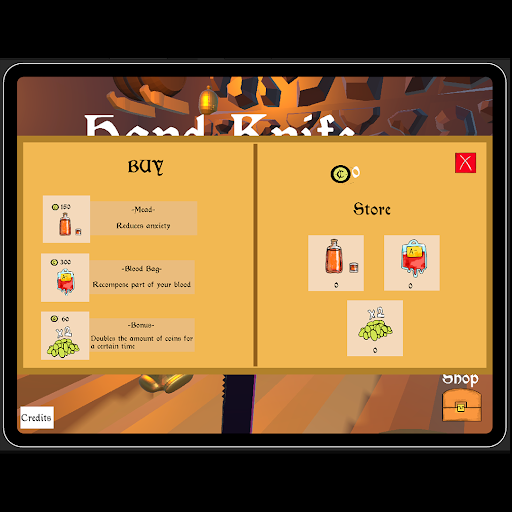 Knife Hand Game Screenshot
