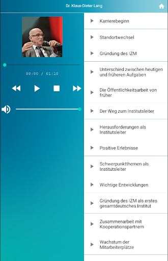 IZM Institutsleiter Interviews Screen 2