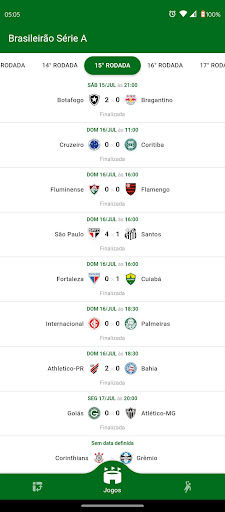 Android application Série A - Brasileirão 2023 screenshort