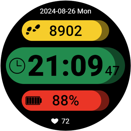 Lithuania Progress Watch Face Download on Windows