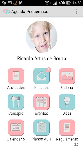 Agenda Pequeninos Screen 3