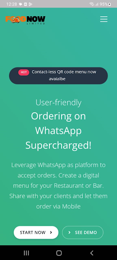 Android application Food Now Limited screenshort