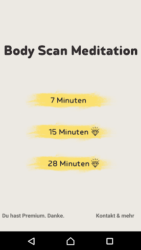 Android application Body Scan Meditation screenshort