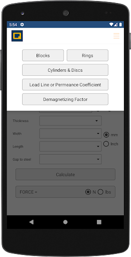 Quadrant Magnetics Calculator Screen 2