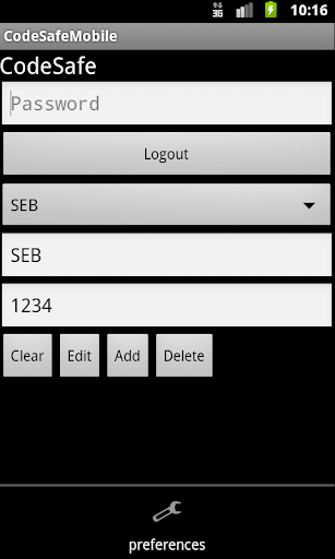 CodeSafeMobile Screen 3