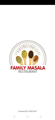 Android application Family Masala Restaurant screenshort