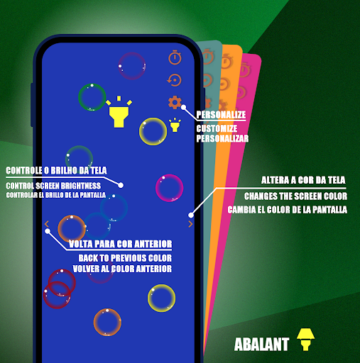 Android application AbaLant table lamp flashlight screenshort