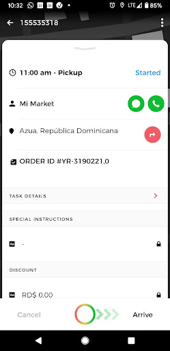 Faci-Delivery Screen 2