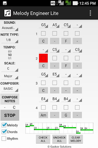 Screenshot of Melody Engineer Lite