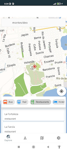 Android application Uruguay Offline Map screenshort