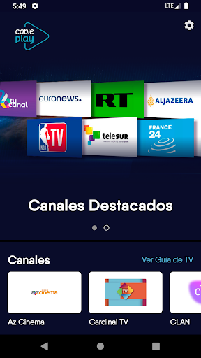 Android application CablePlay screenshort