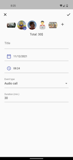 Android application TOK2TIK screenshort