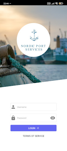 Android application Nordic Port Services screenshort