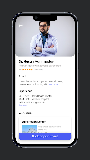 iCheck Medical App Screen 2