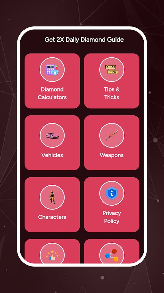 #1. Get 2X Daily Diamond Guide (Android) Av: Meonjo App Tech
