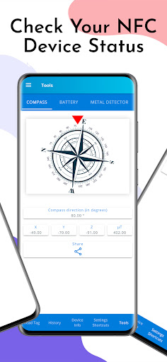 NFC Checker & Tools Screen 2
