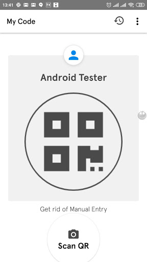 Android application EntryKeeper screenshort