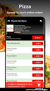 Screenshot 5 Pizzeria San Marco Duisburg android