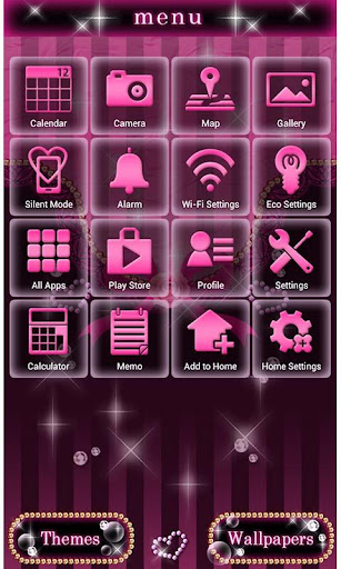 Sharp Theme Hearts & Stripes Screenshot 3 - AppWisp.com