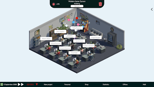 Android application Modern Game Tycoon screenshort