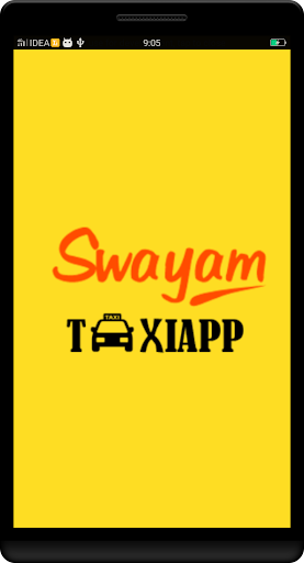 Android application TaxiApp - By Swayam Infotech screenshort