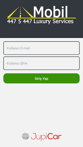Android application Mobil Luxury Services screenshort