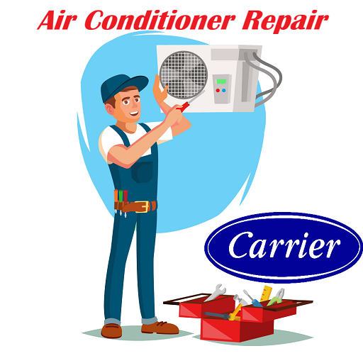 AC Repair Carrier Guide : HVAC logo