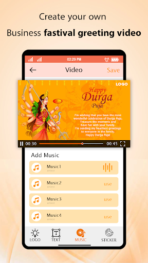 त्योहार की पोस्ट Status Maker