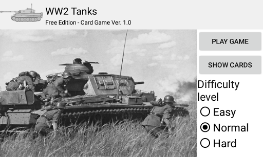 Android application WW2 Tanks screenshort