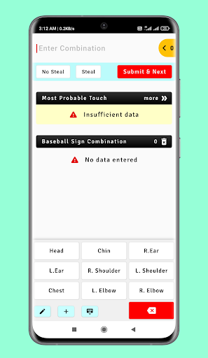 Android application Baseball Codebreaker screenshort
