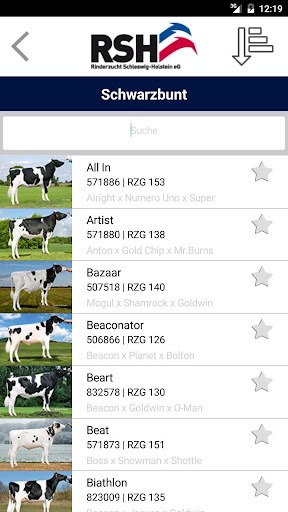 RSH-App Screen 2