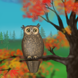 Owl of a Season Wallpaper Lite icon