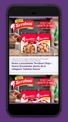 Android application Tienda Mondelez screenshort