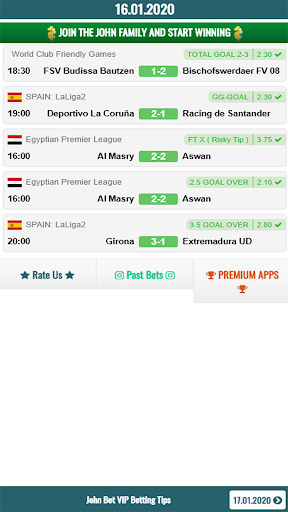 John Bet VIP Betting Tips