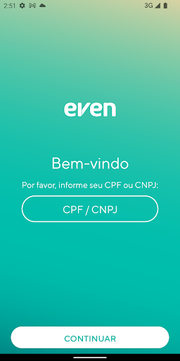 Android application Cliente Even screenshort