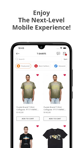 Emergency Clothing Store Screen 2