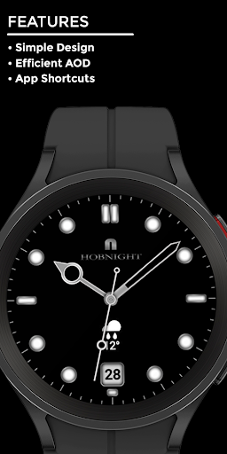 Hobnight - watchface Screen 2