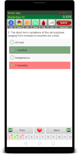 World Geography Quiz & eBook Screen 3