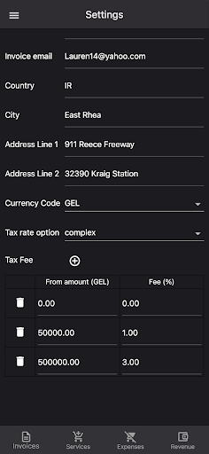 Mini Accountant Screen 2